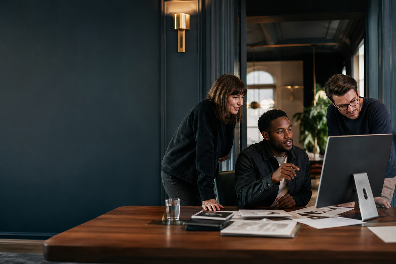 A focused business strategy session